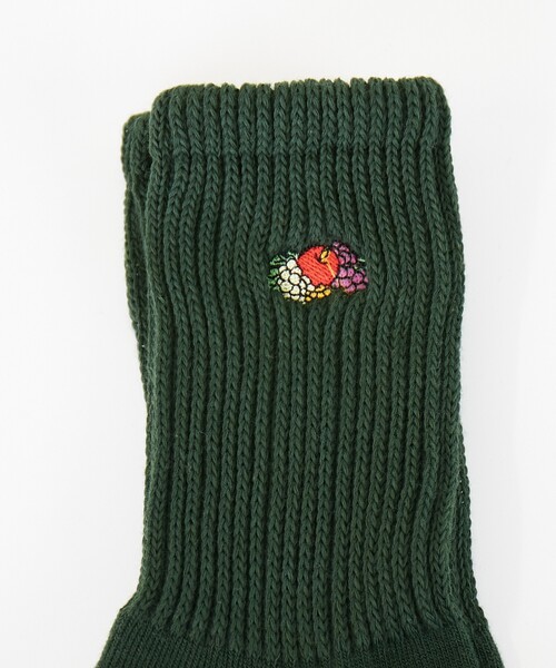 FRUIT OF THE LOOM（フルーツオブザルーム）の「【FRUIT OF THE LOOM/フルーツ・オブ・ザ・ルーム】3Pゆるリッチェル刺繍ソックス/3足パッククウォーター丈ソックス（ソックス/靴下・メンズ・ホワイト系その他/ブルー系その他・フリー）」の14枚目の写真