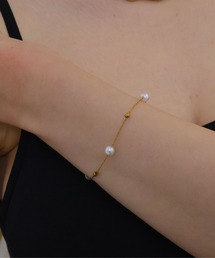 Rennet（レネット）の「フェイクパール チェーンブレスレット（ブレスレット）」