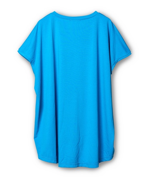 OSMOSIS(オズモーシス)の「箔プリントプルオーバー(Tシャツ/カットソー・レディース・ホワイト/ブルー/ブラック・ONE SIZE)」の18枚目の写真
