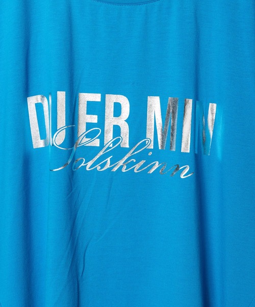 OSMOSIS(オズモーシス)の「箔プリントプルオーバー(Tシャツ/カットソー・レディース・ホワイト/ブルー/ブラック・ONE SIZE)」の19枚目の写真