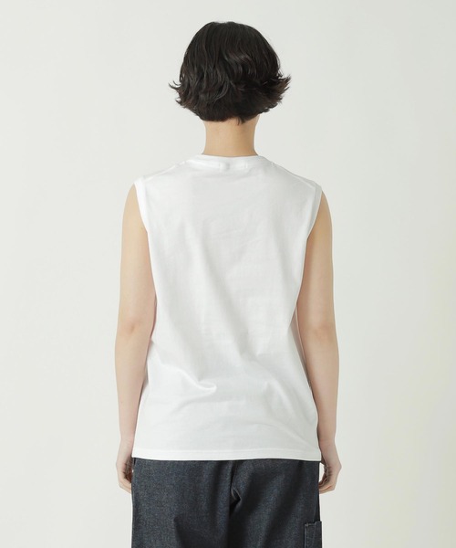 ZUCCa(ズッカ)の「HEART LOGO JERSEY(ベスト・レディース・カーキ/ライトブルー/ブラック/ホワイト・M size)」の11枚目の写真