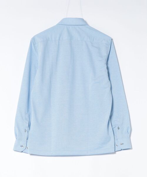 TOKYO SHIRTS(トウキョウシャツ)の「ビズポロ 長袖ポロシャツ(ポロシャツ・メンズ・サックスブルー・M/L/LL/XL/S)」の6枚目の写真