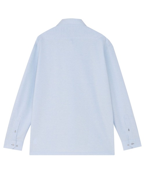 TOKYO SHIRTS(トウキョウシャツ)の「ビズポロ 長袖ポロシャツ(ポロシャツ・メンズ・サックスブルー・M/L/LL/XL/S)」の2枚目の写真