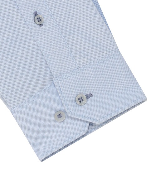 TOKYO SHIRTS(トウキョウシャツ)の「ビズポロ 長袖ポロシャツ(ポロシャツ・メンズ・サックスブルー・M/L/LL/XL/S)」の4枚目の写真