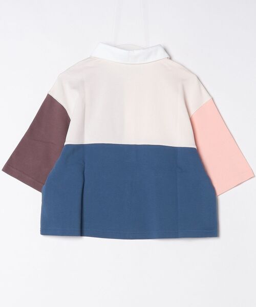 NIKE（ナイキ）の「NIKE/ナイキ WS ｽﾄﾘｰﾄ ｴｯｾﾝｼｬﾙ S/S ﾎﾟﾛ（ポロシャツ・レディース・マルチ/ピンク・S/M/L/XL）」の7枚目の写真