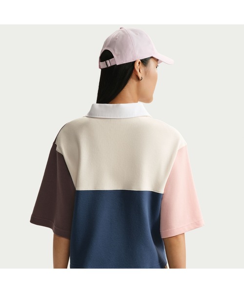 NIKE（ナイキ）の「NIKE/ナイキ WS ｽﾄﾘｰﾄ ｴｯｾﾝｼｬﾙ S/S ﾎﾟﾛ（ポロシャツ・レディース・マルチ/ピンク・S/M/L/XL）」の13枚目の写真