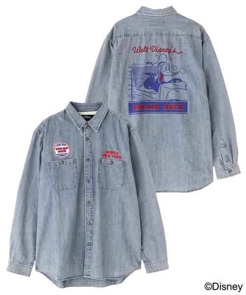 Disney Collection Chambray Shirt / Donald Duck / AVIREX