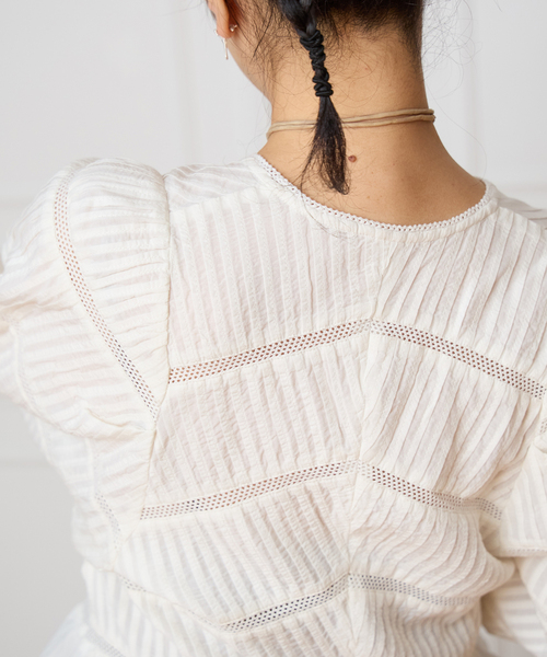 IENA LA BOUCLE タックブラウス（シャツ/ブラウス）｜IENA LA BOUCLE