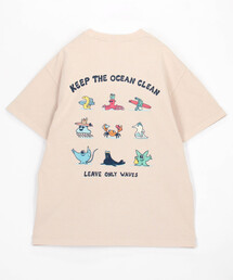 Jonas Claesson（ジョナスクレアッソン）の「JONAS CLAESSON/ジョナス クレアッソン Ocean Friends Tee/オーシャン フレンズ バックプリント クルーネックTシャツ（Tシャツ/カットソー）」