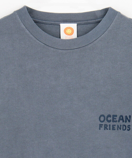 Jonas Claesson(ジョナスクレアッソン)の「JONAS CLAESSON/ジョナス クレアッソン Ocean Friends Tee/オーシャン フレンズ バックプリント クルーネックTシャツ(Tシャツ/カットソー・メンズ・チャコールグレー/ベージュ/ネイビー・MEDIUM/LARGE)」の5枚目の写真