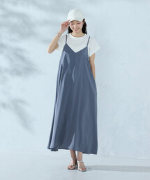 【セットアイテム】2WAYキャミソールワンピース+Tシャツ