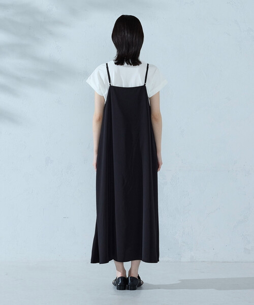 COMME CA ISM(コムサイズム)の「【セットアイテム】2WAYキャミソールワンピース+Tシャツ(ワンピース・レディース・ベージュ/ブラック/サックスブルー・FREE)」の14枚目の写真