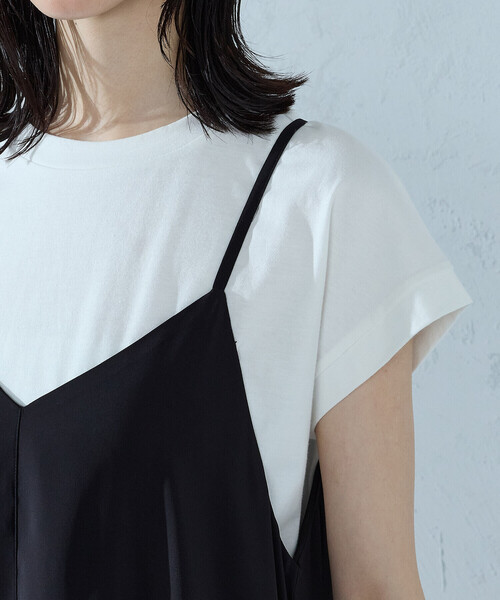 COMME CA ISM(コムサイズム)の「【セットアイテム】2WAYキャミソールワンピース+Tシャツ(ワンピース・レディース・ベージュ/ブラック/サックスブルー・FREE)」の16枚目の写真