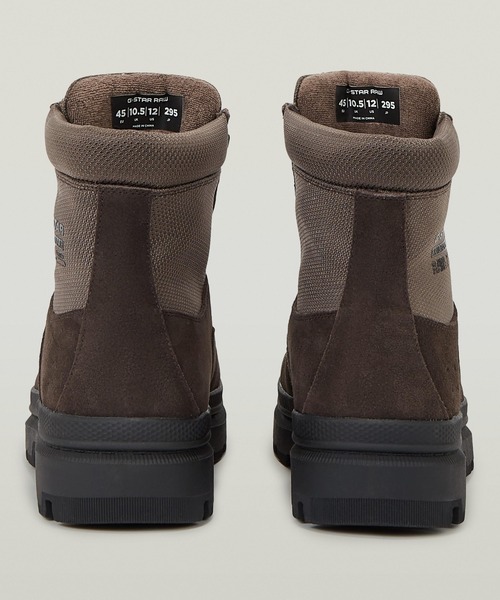 G-STAR（ジースター）の「Arron High Tunnel Boots/ミリタリーディテールレザーレースアップブーツ（ブーツ・メンズ・ブラウン系その他・41/42/43）」の5枚目の写真