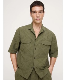 Banana Republic | リラックスフィット ジャカード リゾートシャツ(Tシャツ/カットソー)