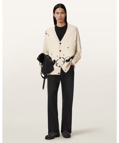 TABUA OVERSIZED JACQUARD CARDIGAN | TABUA オーバーサイズ ジャ