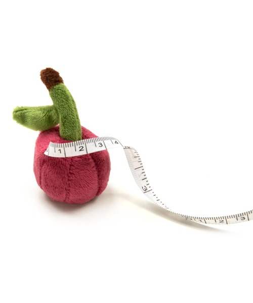 BABY MILO CHERRY PLUSH DOLL TAPE MEASURE KEYCHAIN（キーホルダー