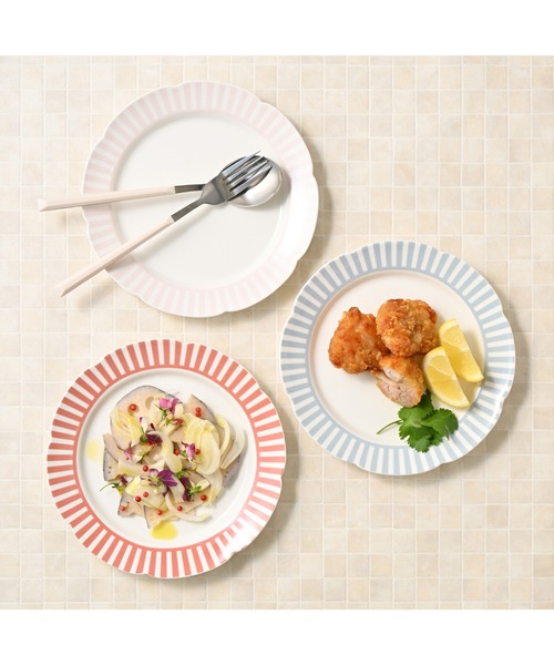 Francfranc（フランフラン）の「フラワー ミニ ワンプレート ブルー 食器 レンジ対応 食洗機対応（食器・レディース・ブルー・FREE）」の2枚目の写真
