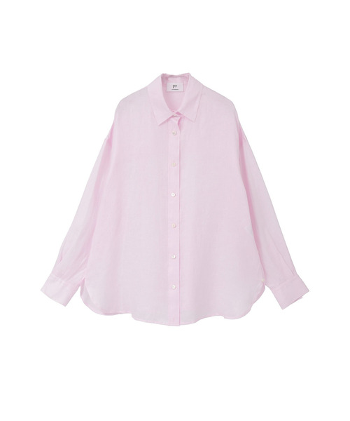 かぐれ　完売　麻100% ピンク　シャツブラウス 60リネンシャツ（シャツ/ブラウス）｜1er Arrondissement（プルミエ