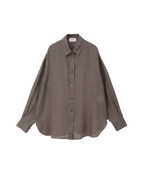 1er Arrondissement(プルミエアロンディスモン)の「60リネンシャツ(シャツ/ブラウス・レディース・ピンク系その他4/オフホワイト/カーキ・38/36)」の21枚目の写真