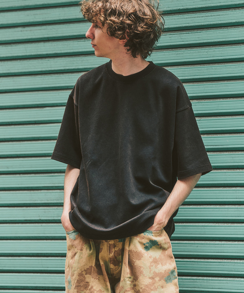 417 EDIFICE（フォーワンセブンエディフィス）の「COOLTOUCH /クールタッチフェードカラーTシャツ（Tシャツ/カットソー・メンズ・ブルー/ブラック系その他/イエロー系その他/チョコ/ライトグレー/オレンジ系その他・MEDIUM/LARGE）」の11枚目の写真