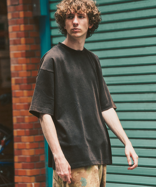 417 EDIFICE（フォーワンセブンエディフィス）の「COOLTOUCH /クールタッチフェードカラーTシャツ（Tシャツ/カットソー・メンズ・ブルー/ブラック系その他/イエロー系その他/チョコ/ライトグレー/オレンジ系その他・MEDIUM/LARGE）」の12枚目の写真