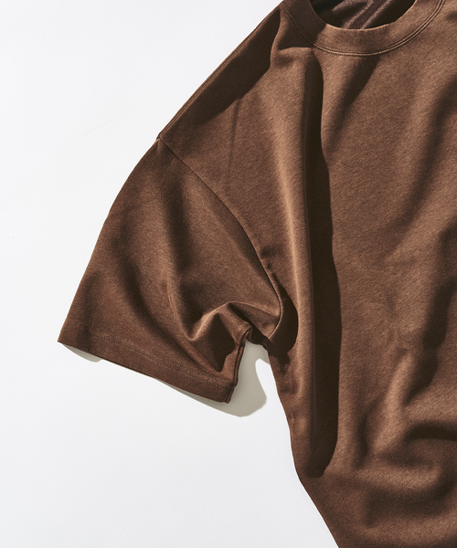 417 EDIFICE（フォーワンセブンエディフィス）の「COOLTOUCH /クールタッチフェードカラーTシャツ（Tシャツ/カットソー・メンズ・ブルー/ブラック系その他/イエロー系その他/チョコ/ライトグレー/オレンジ系その他・MEDIUM/LARGE）」の16枚目の写真