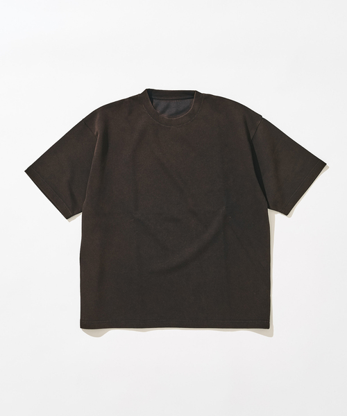 417 EDIFICE（フォーワンセブンエディフィス）の「COOLTOUCH /クールタッチフェードカラーTシャツ（Tシャツ/カットソー・メンズ・ブルー/ブラック系その他/イエロー系その他/チョコ/ライトグレー/オレンジ系その他・MEDIUM/LARGE）」の2枚目の写真