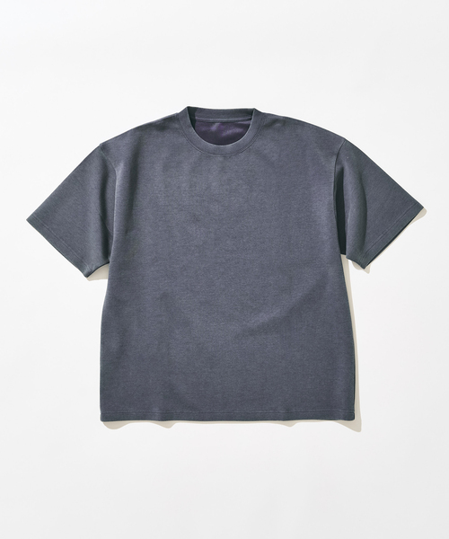 417 EDIFICE（フォーワンセブンエディフィス）の「COOLTOUCH /クールタッチフェードカラーTシャツ（Tシャツ/カットソー・メンズ・ブルー/ブラック系その他/イエロー系その他/チョコ/ライトグレー/オレンジ系その他・MEDIUM/LARGE）」の4枚目の写真