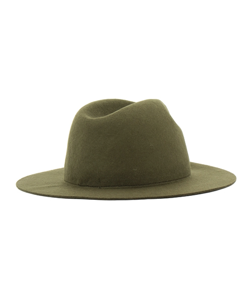 LBC(エルビーシー)の「フェルト中折れツバ広ハット(ハット・レディース・ベージュ/グレー/オリーブ・ONE SIZE)」の8枚目の写真