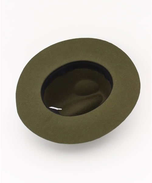 LBC(エルビーシー)の「フェルト中折れツバ広ハット(ハット・レディース・ベージュ/グレー/オリーブ・ONE SIZE)」の9枚目の写真