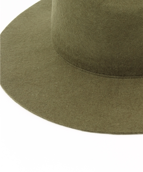 LBC(エルビーシー)の「フェルト中折れツバ広ハット(ハット・レディース・ベージュ/グレー/オリーブ・ONE SIZE)」の10枚目の写真