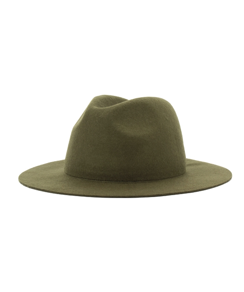 LBC(エルビーシー)の「フェルト中折れツバ広ハット(ハット・レディース・ベージュ/グレー/オリーブ・ONE SIZE)」の6枚目の写真