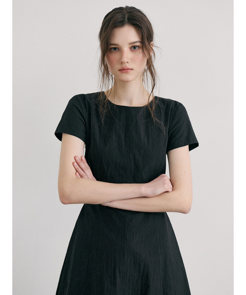ETMON（エトモン）の「Side Button Stitch Dress, Black（ワンピース・レディース・その他・SMALL/MEDIUM）」の5枚目の写真