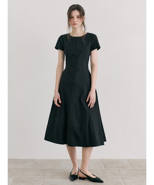 ETMON（エトモン）の「Side Button Stitch Dress, Black（ワンピース・レディース・その他・SMALL/MEDIUM）」の6枚目の写真