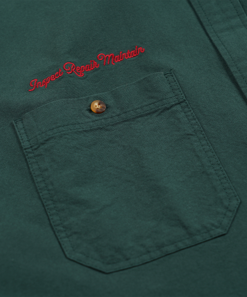 FRIZMWORKS（フリズムワークス）の「SCRATCH BUILT MOTORS HALF SHIRT _ TEAL（シャツ/ブラウス・メンズ・その他・MEDIUM/LARGE/X-LARGE）」の4枚目の写真