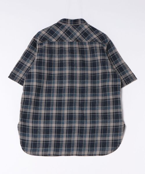 Universal Style Wear（ユニバーサルスタイルウェア）の「Universal Style Wear/ユニバーサルスタイルウェア　INDIGO Plaid damage shirt（シャツ/ブラウス・メンズ・ダークインディゴブルー/インディゴブルー・X-LARGE/MEDIUM/LARGE）」の11枚目の写真