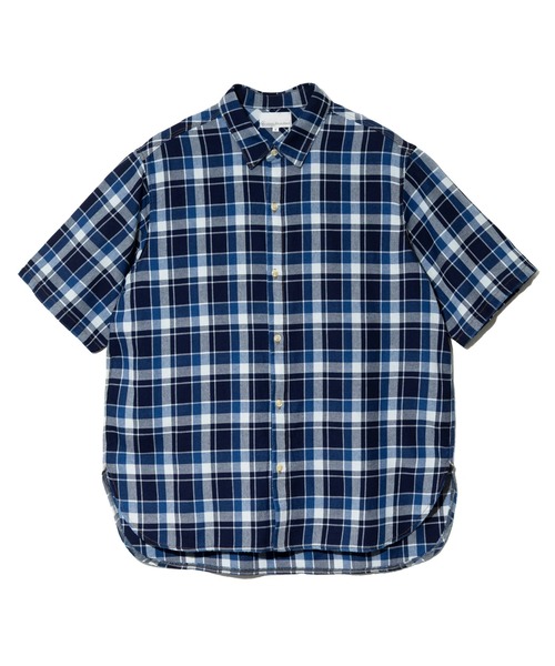 Universal Style Wear（ユニバーサルスタイルウェア）の「Universal Style Wear/ユニバーサルスタイルウェア　INDIGO Plaid damage shirt（シャツ/ブラウス・メンズ・ダークインディゴブルー/インディゴブルー・X-LARGE/MEDIUM/LARGE）」の9枚目の写真