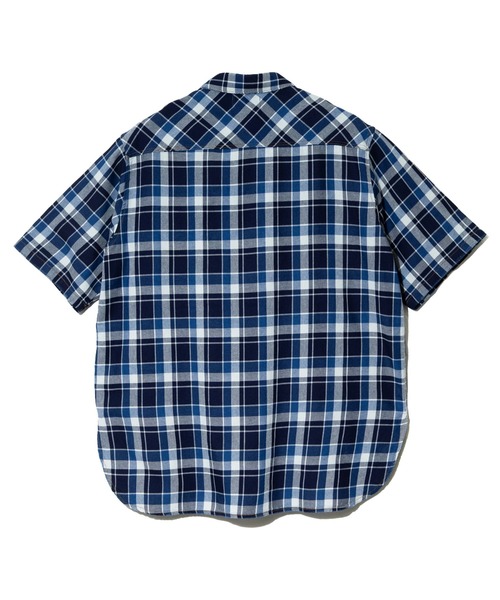 Universal Style Wear（ユニバーサルスタイルウェア）の「Universal Style Wear/ユニバーサルスタイルウェア　INDIGO Plaid damage shirt（シャツ/ブラウス・メンズ・ダークインディゴブルー/インディゴブルー・X-LARGE/MEDIUM/LARGE）」の10枚目の写真