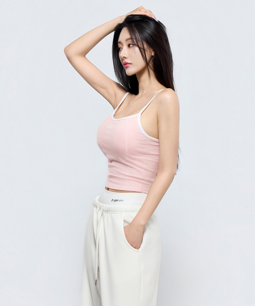 PHYSICAL GARMENTS（フィジカルガーメンツ）の「P5081 ウィメンズ キャップ内蔵 スティッチ ノースリーブ [4COLOR]（Tシャツ/カットソー・レディース・ブラック/ブラウン/ピンク/グレー・SMALL/MEDIUM）」の14枚目の写真