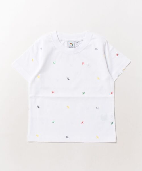Arnold Palmer(アーノルドパーマー)の「アンブレラパターン グラフィック Tシャツ(Tシャツ/カットソー・キッズ・ネイビー/ホワイト・95cm/105cm/115cm/125cm/135cm/145cm)」の1枚目の写真