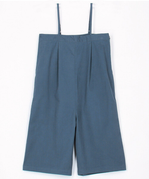 FREAK'S STORE(フリークスストア)の「Aya kawasaki for FREAK'S STORE/アヤカワサキ 【Beach & Festival】別注ツイル吊りサロペット(サロペット/オーバーオール・レディース・ナチュラル/ネイビー・フリ-)」の11枚目の写真
