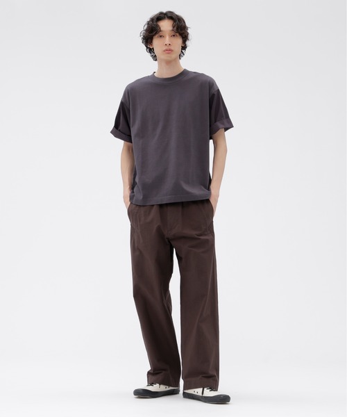 MHL.(エムエイチエル)の「LIGHTWEIGHT COTTON NYLON TWILL(その他パンツ・メンズ・ブラック/ボルドー・SMALL/MEDIUM/LARGE)」の11枚目の写真