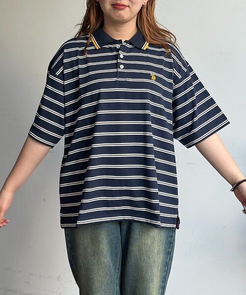 U.S. POLO ASSN.(ユーエスポロアッスン)の「【U.S. POLO ASSN.】ボーダーポロ(ポロシャツ・メンズ・ブラウン/ネイビー/アイボリー・MEDIUM/LARGE)」の21枚目の写真