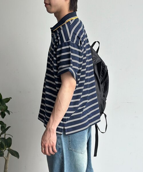 U.S. POLO ASSN.(ユーエスポロアッスン)の「【U.S. POLO ASSN.】ボーダーポロ(ポロシャツ・メンズ・ブラウン/ネイビー/アイボリー・MEDIUM/LARGE)」の7枚目の写真
