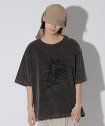 LAKOLE | フラワーピグメントT / 662614(Tシャツ/カットソー)