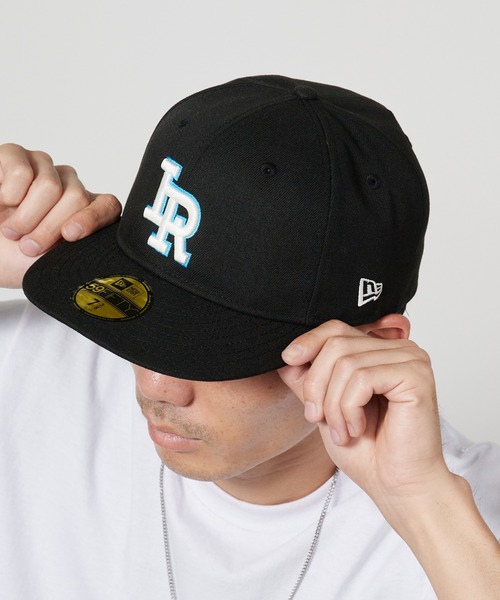 Liberaiders(リベレイダース)の「Liberaiders/リベレイダース × NEW ERA/ニューエラ 5950 SB LR EMBROIDERY LOGO CAP 2026年春夏(キャップ・メンズ・ブラック・7 5/8/7 1/2/7 3/8)」の1枚目の写真