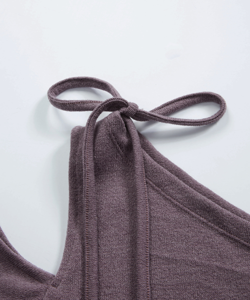 ASON(アズオン)の「MUSE CUT-OUT TEE / PURPLE(Tシャツ/カットソー・レディース・その他・FREE)」の5枚目の写真