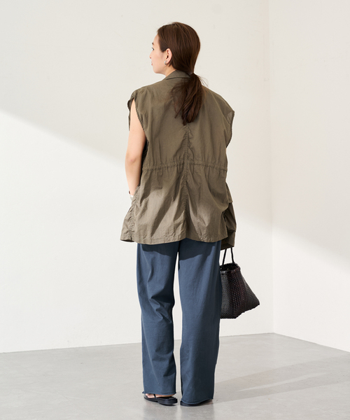 FRAMeWORK(フレームワーク)の「CHAMPION/チャンピオン 別注16S/1 JERESY easy PANTS(その他パンツ・レディース・ベージュ/ネイビー・FREE)」の7枚目の写真