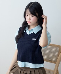 WEGO/【26年春夏新作】ベストドッキングシャツ